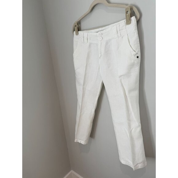 Sanctuary Plus Relaxed 100% Linen Capri Cruisers, size 27 - Picture 7 of 14